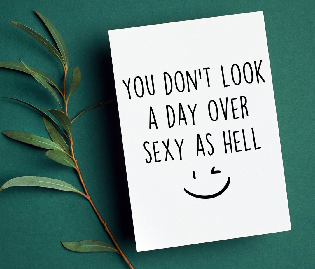 Funny Birthday Card, 40th Birthday Gift, 50th Birthday Gift for Him