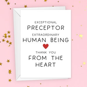 Preceptor Thank You Card, Nurse Preceptor Appreciation Gift, Nurse Week Greeting Card, Nurse Preceptor Folded Card, Preceptor Thank You Gift