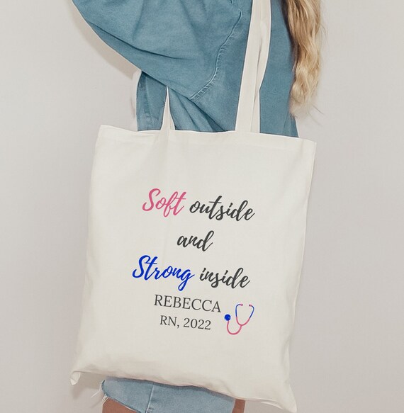 Personalized Congrats Nurse Tote Bag Nurse Graduation Party