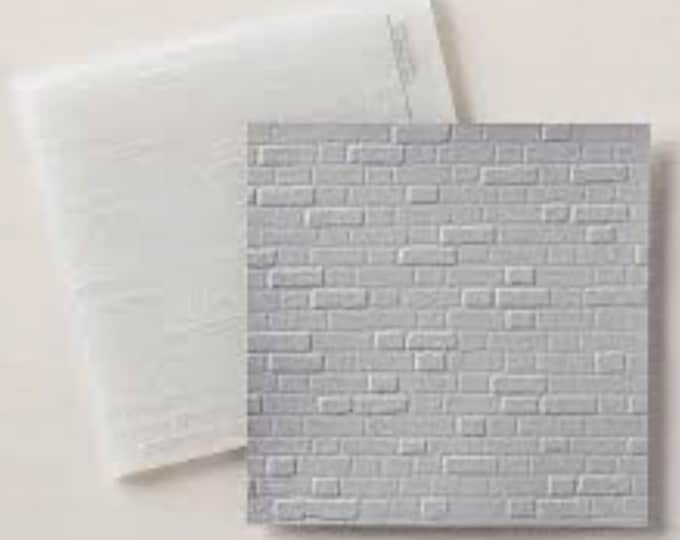 Brick & Mortar 3D Embossing Folder - Stampin’ Up! NEW - Etsy