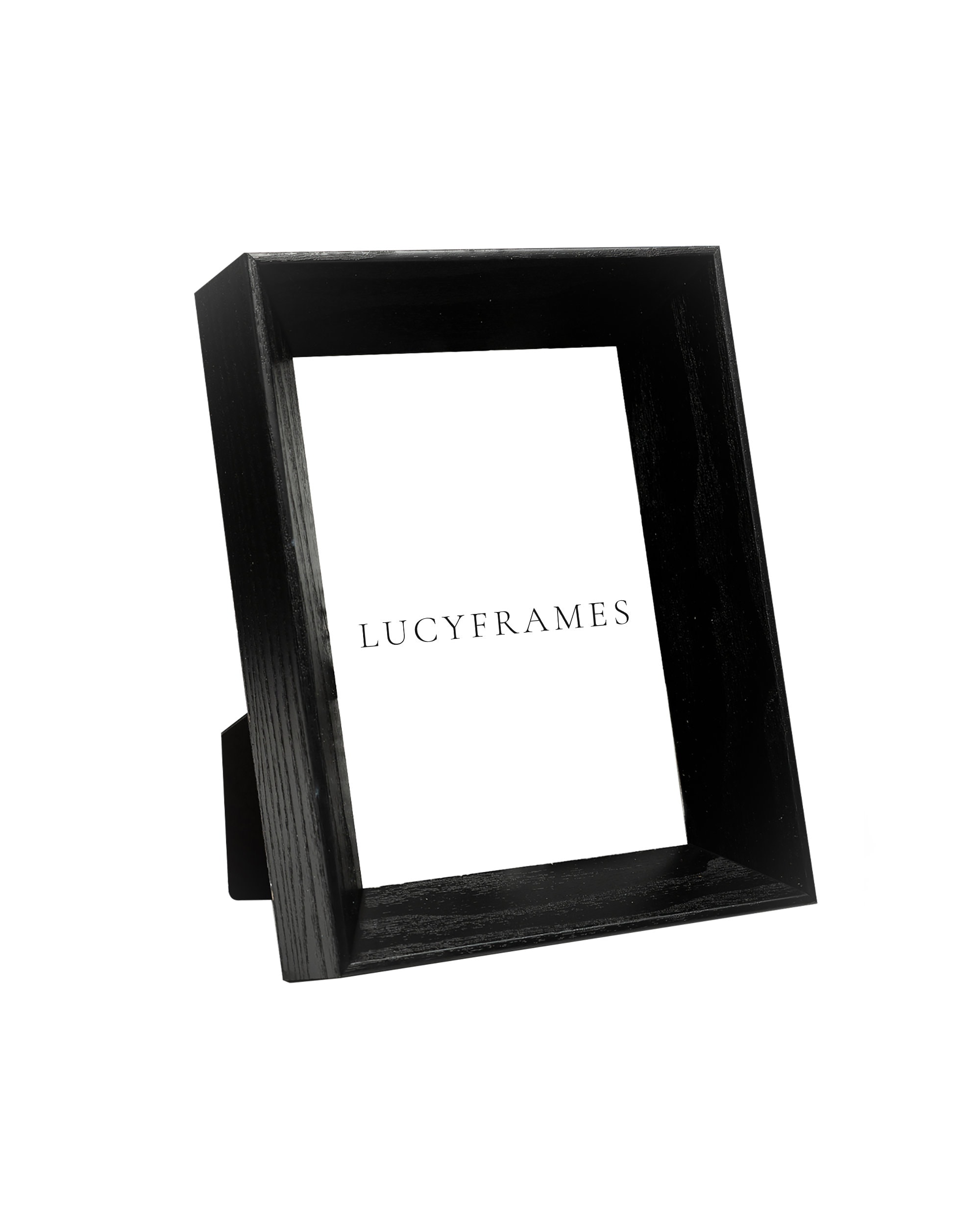 Black Bevel Frame. Easel Frame. Table Picture Frame. Frames for Art