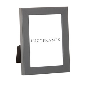 Zaniah Gray Frame. Framing for Postcard. Best Friend Gift. Photo Display. Elegant Wood Frames. Frame your Masterpiece. Frame for your Canvas