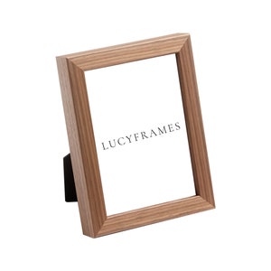 Luna Brown Frame. Personalized Picture Frame. Affordable Bridesmaid Gift. Contemporary Picture Frame. Picture Frame 5x5. Photo Frame.