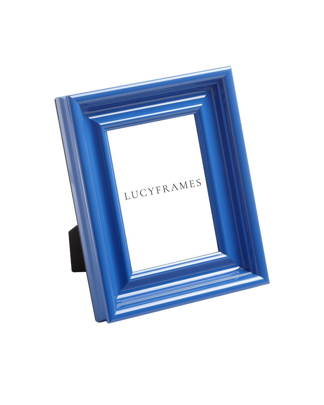 Vega Blue Frame. Staircase Frame. Gift for Boyfriend. Standing Wood Frame. Wood Artwork Frame