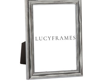 Rebeca Pewter Picture Frame, Handmade 8x10 Tabletop Decor