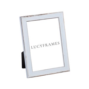 Uma Light Blue Frame. Light Blue Picture Frame. Simple Photo Frame. Frames for Art. Premium Quality Picture Frames. Distressed Frame.