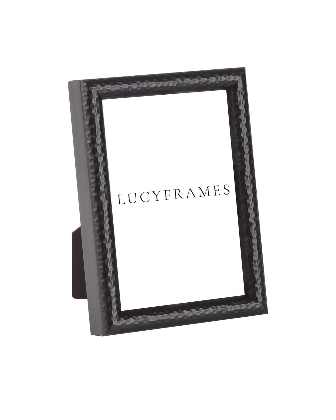 Erin Black Frame. Black Picture Frame. Textured Picture Frame. Birthday