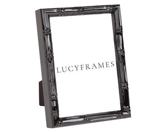 Rosalinda Sparkle Black Frame. Black Picture Frames. Sparkle Frames. Thin Frames Classy. Classic Frames. Glossy Picture Frames.