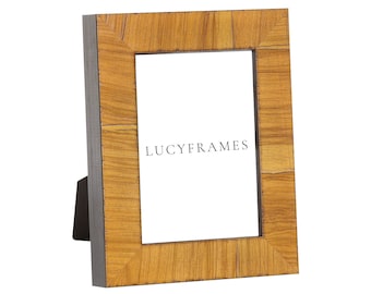 Lina Natural Brown Frame. Brown Picture Frame. Frame for Art. Picture Frame 5x5. Frames for Pictures. Classic Photo Frame.