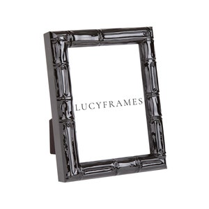 Silvana Sparkle Black Frame. Modern Photo Frame. Black Picture Frame. Sparkle Frame. Thick Solid Wood Frame. Glossy Picture Frames.