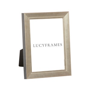 Serena Silver Frame. Traditional Frames. Silver Picture Frame. Classic Style. Modern Sleek Style. Frames for Art. Picture Frames with Glass.