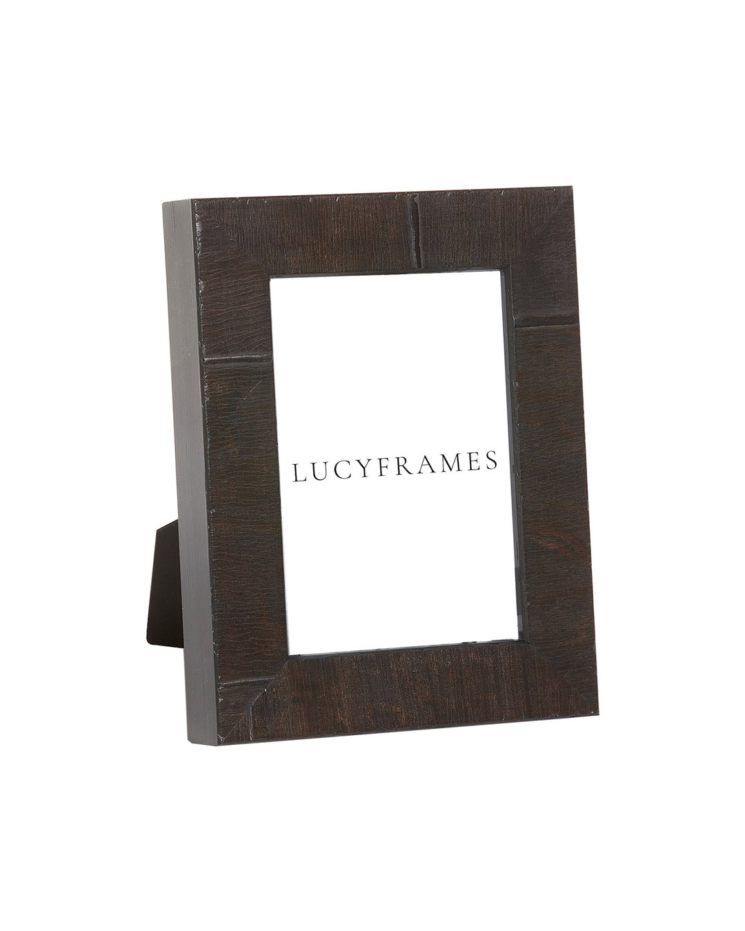 Dark Gray Picture Frame: Handmade Hardwood With Glass - Lina Style - Etsy
