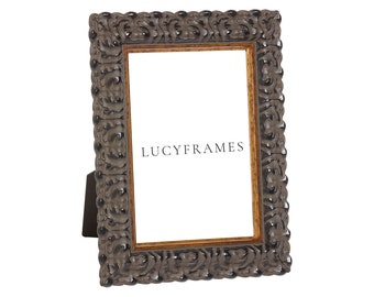Black Ornate Picture Frame 5x7, Vintage Style - Mia Style Photography Frames