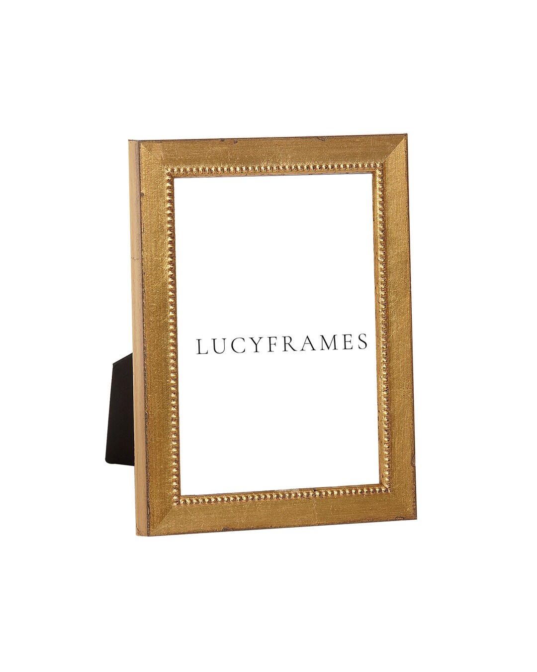 Beaded Gold Frame. Gold 5x7 Picture Frame. Easel Frame. Table Etsy