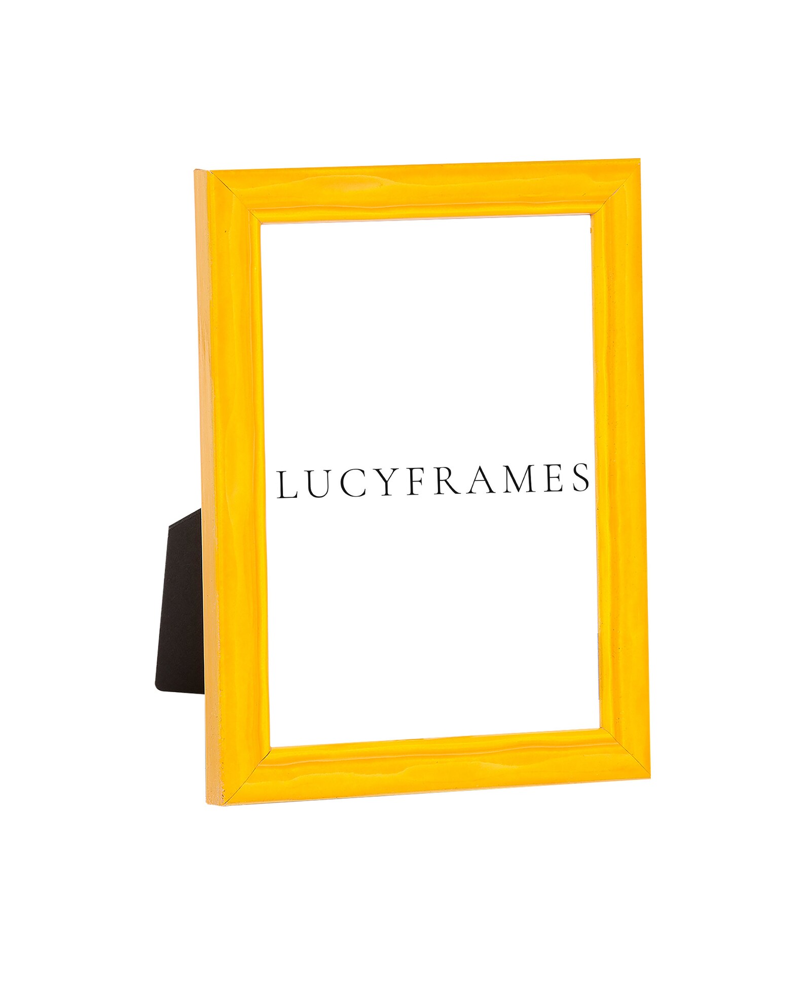 Frame Yelo Rebeca Yellow Picture Frame - Handmade Hardwood Portrait Frame - Etsy