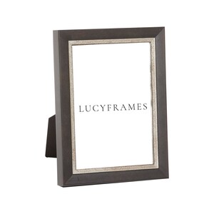 Serena Black and Silver Frame. Picture Frame 4x6. Picture Frames. Simple Photo Frame. Modern Farmhouse Style. Natural Wood Picture Frame.