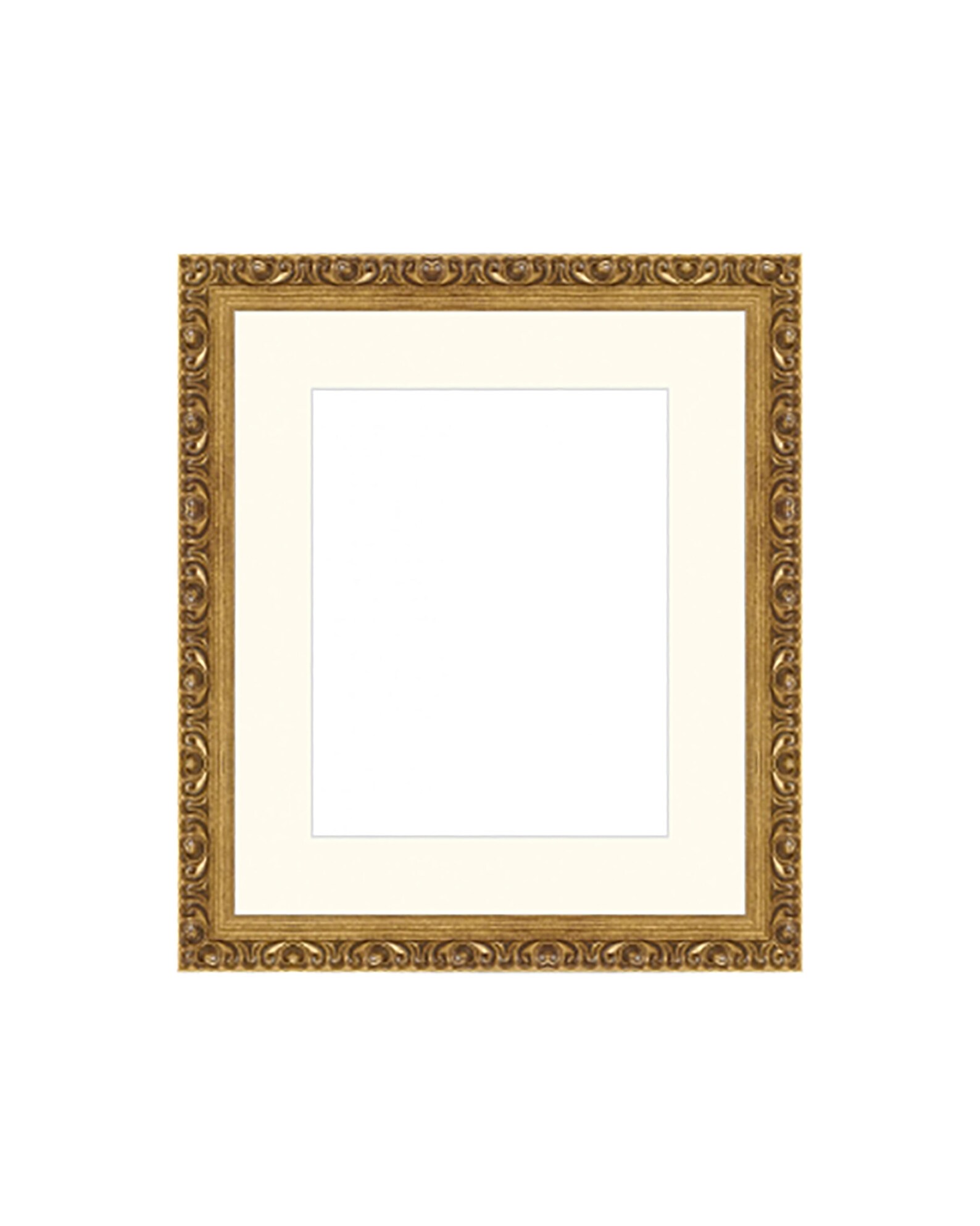 CUSTOM SIZES Gold Ornate Wall Frame. Ornate Picture Frame Vintage