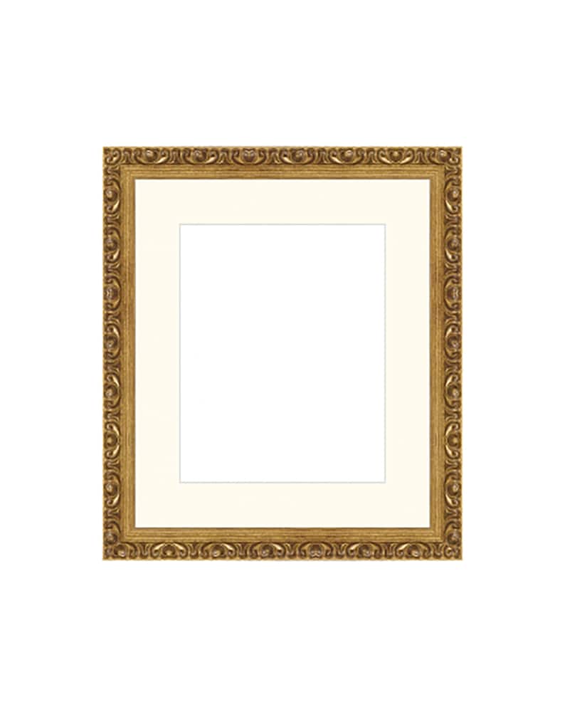 CUSTOM SIZES Gold Ornate Wall Frame. Ornate Picture Frame Vintage