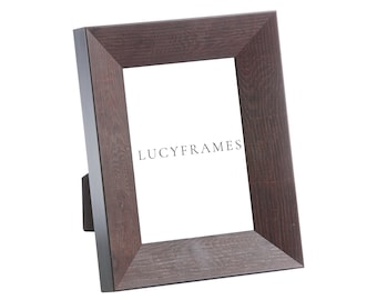 Aurora Brown Frame. Small Picture Frames. Brown Picture Frames. Tabletop Decor. Tabletop Picture Frames. Traditional Frames. Simple Frame.