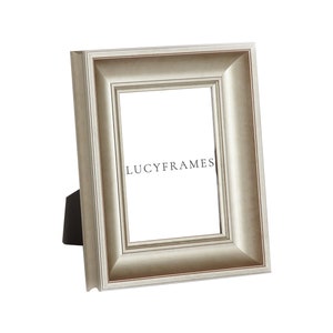 Marion Silver Frame. Photography Frames. Small Picture Frames. Modern Sleek Style. Photo Frame. Personalized Picture Frame. Portrait Frame.