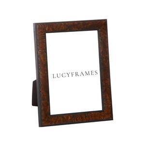 Penelope Light Brown Frame.  Contemporary Picture Frame. Light Brown Picture Frame. Picture Frame. Traditional Wood Frame. Tabletop Decor.