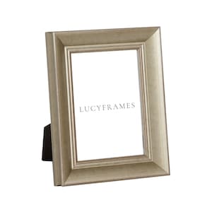 Isobel Silver Frame. Gift Ideas Photo Frame. Home Photo Frames. Wedding Frame. Wood Picture Frame. Silver Frame 5x7. Easel Frame.