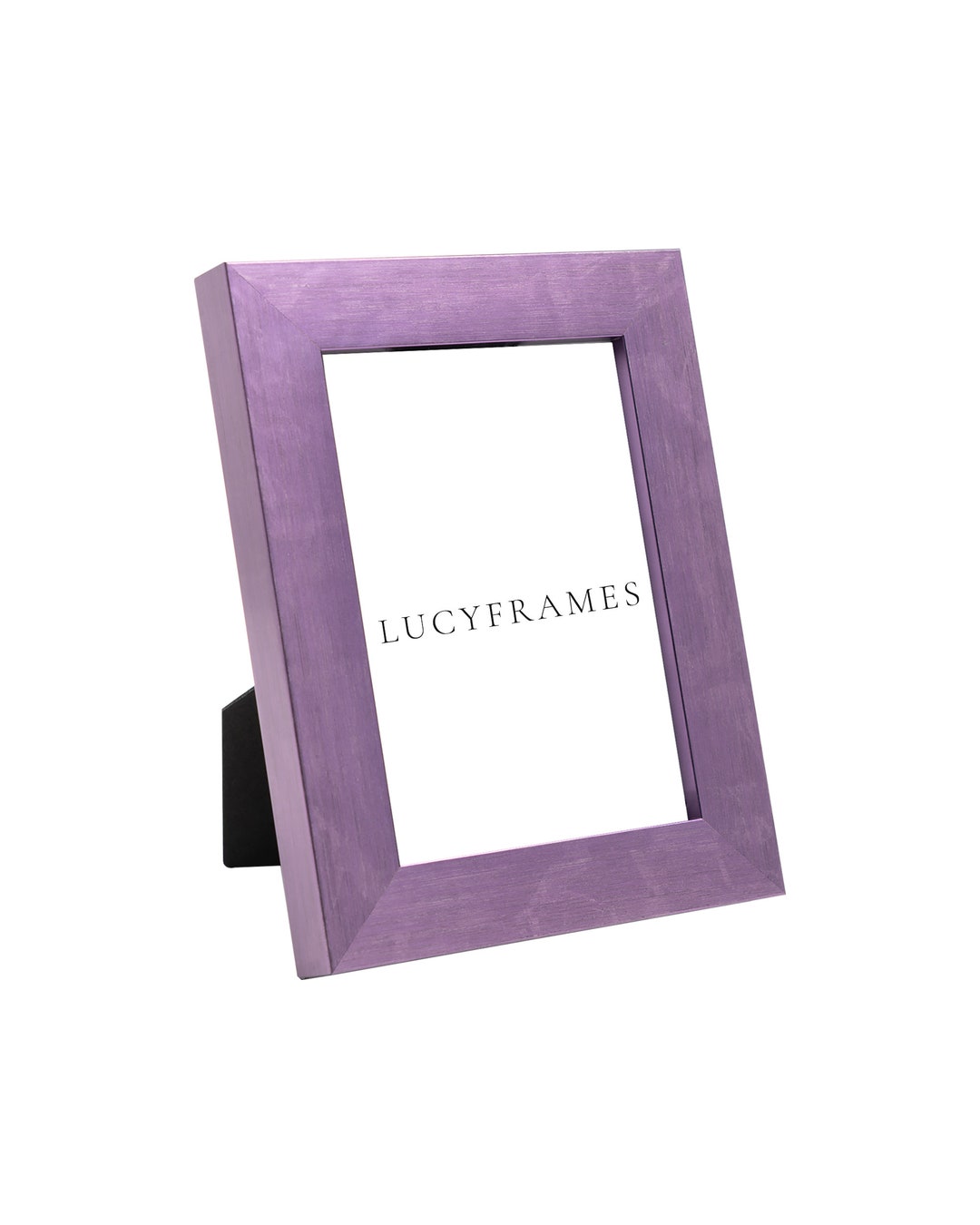 Puple Frame Purple Wood Picture Frame, Handmade US Molding, 4x6 - April - Etsy