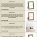 Pascal Brown Frame. Easel Frame. Table Picture Frame. Frames for Art ...