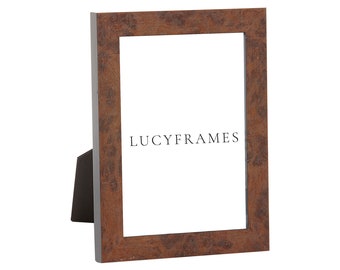 Valentina Brown Picture Frame: Traditional Small Wood Photo Frame