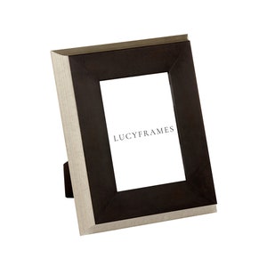 Judy Black and Silver Frame. Table Picture Frame. Photography Frame. Small Picture Frame. Photo Frame. Easel Picture Frames. Portrait Frame.