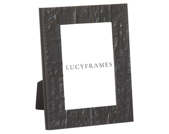 Alice Dark Gray Frame. Gray Picture Frame. Home Photo Frames. Rustic Frame. Gift Ideas Photo Frame. Small Photography Frame. Frames for Art.