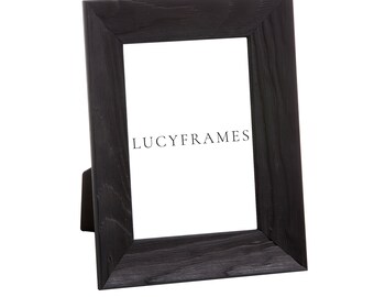 Thick Black Photo Frame: Modern Timeless Style, 8x10 5x7 - Nora Frames