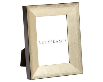 Cleo Silver Frame. Picture Frame Wood. Silver Picture Frame. Traditional Home Décor. Thin Frames Classy. Picture Frame 5x5. Classic Style.