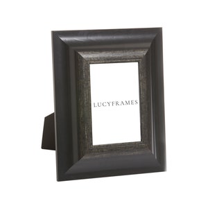 Caroline Black Frame. Eclectic Frames. Black Picture Frame. Frame for Art. Frame Classy. Thick Solid Wood Frame. Raw Solid Wood Frame.