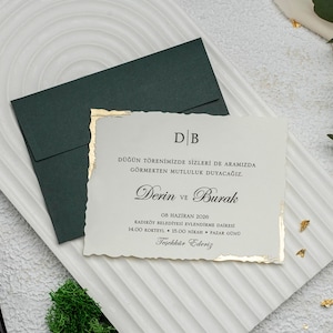 Tarjeta Rsvp de código QR, tarjetas Rsvp para boda, Rsvp impreso en lámina dorada, tarjeta de respuesta minimalista