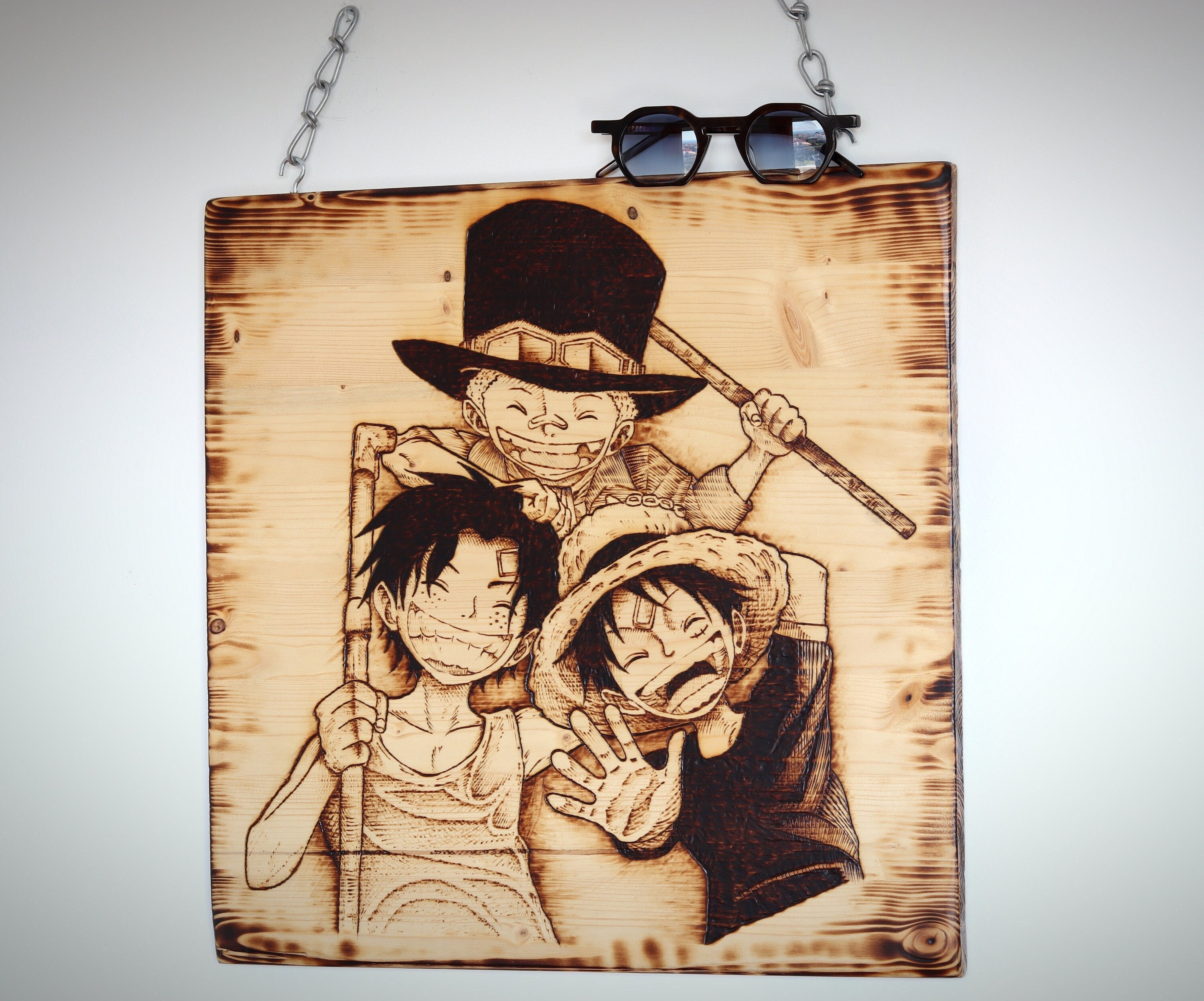 ASCE TATTOO Ace Sabo Luffy Whitebeard Unisex Heavy Cotton 