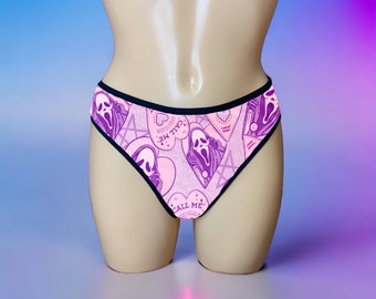 Scream mask thong