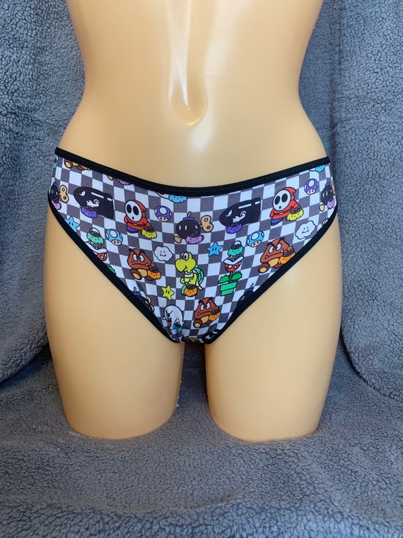 Halloween Video Game Mario Underwear 