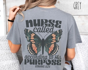 Christian Nurse Shirt, Christian Nursing Tee, Christian Apparel, Religious Nurse T Shirt, Bible RN T-shirt, Christian Nurse Gift, Nurse Grad