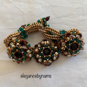Unique handmade beaded Bracelet. Handmade bracelet for mom.Autumn bracelet. Handwoven bracelet. Designer bracelet.Handcrafted beaded gift.