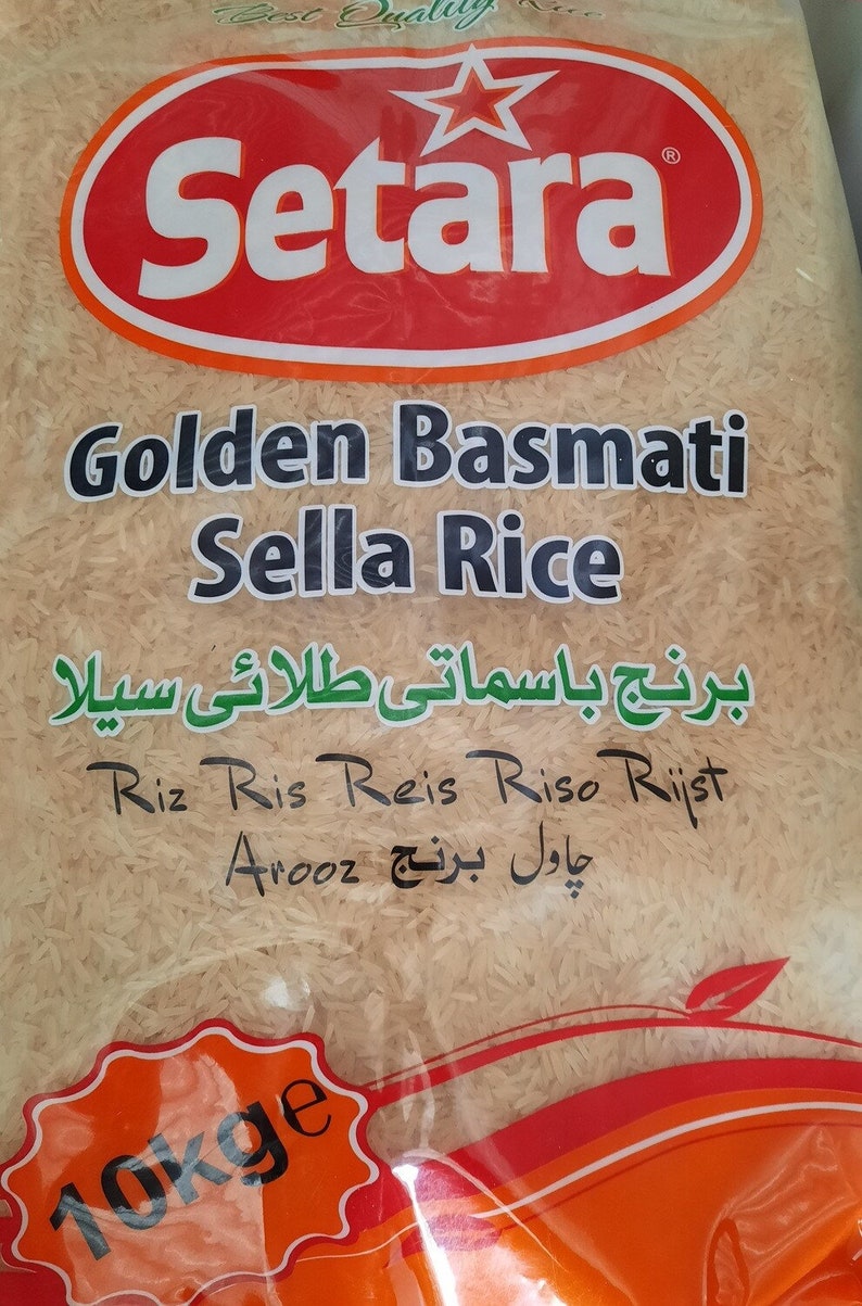 Setara Golden Sella Basmati Rice 10kg Etsy