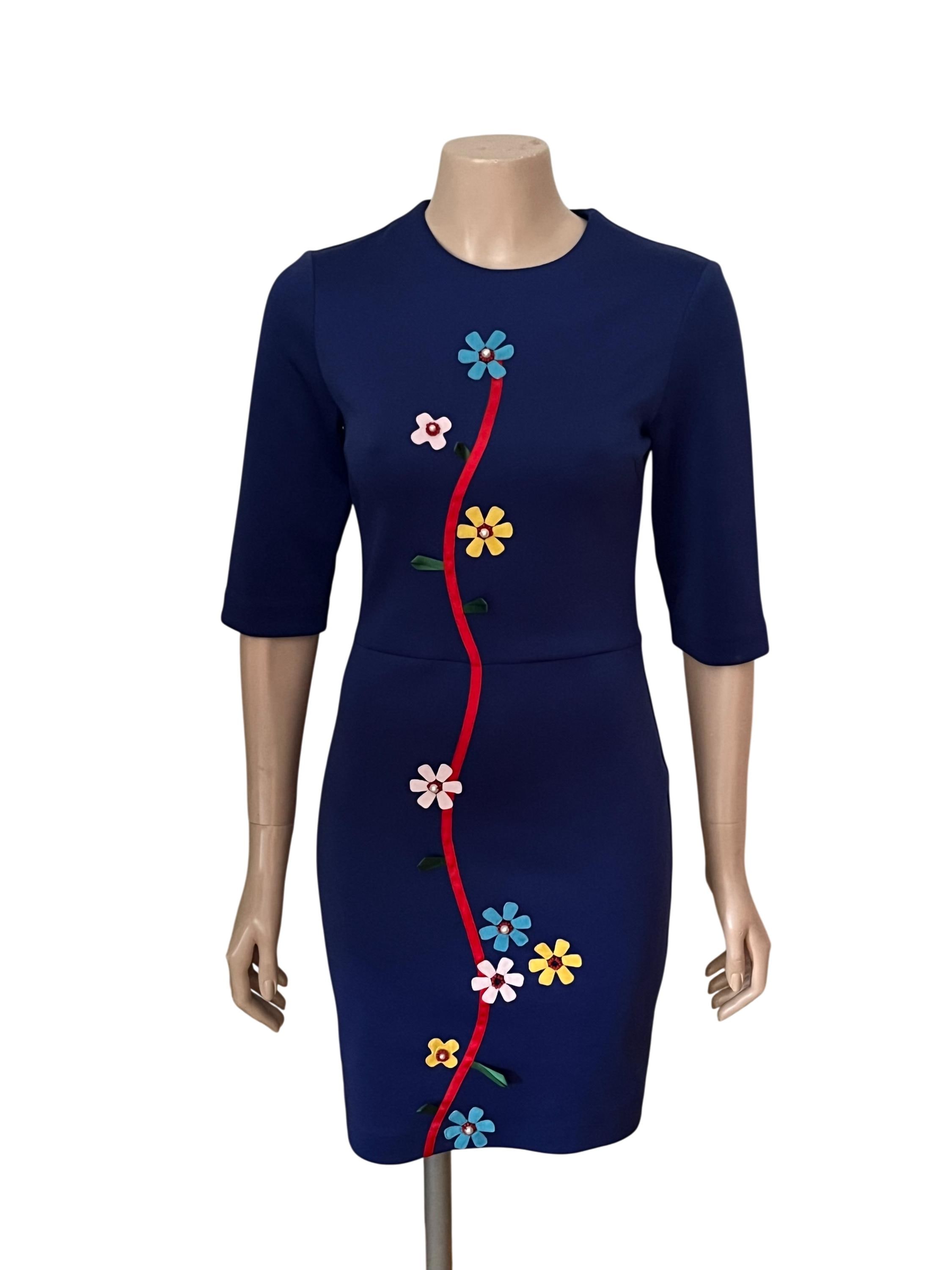 blue mesh dresses SL Fashions Women's Long Glitter Mesh Overlay Gown, Navy Blue, 4