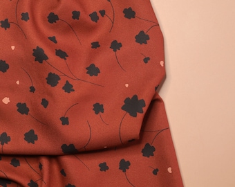 Tecido Crepe Sienna: Estampa Florette Preta - Mind the MAKER® ECOVERO™ Viscose