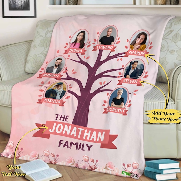 Family Blanket Etsy