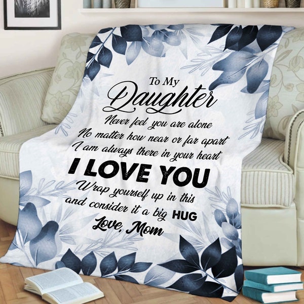 Daughter Blanket From Mom and Dad Etsy