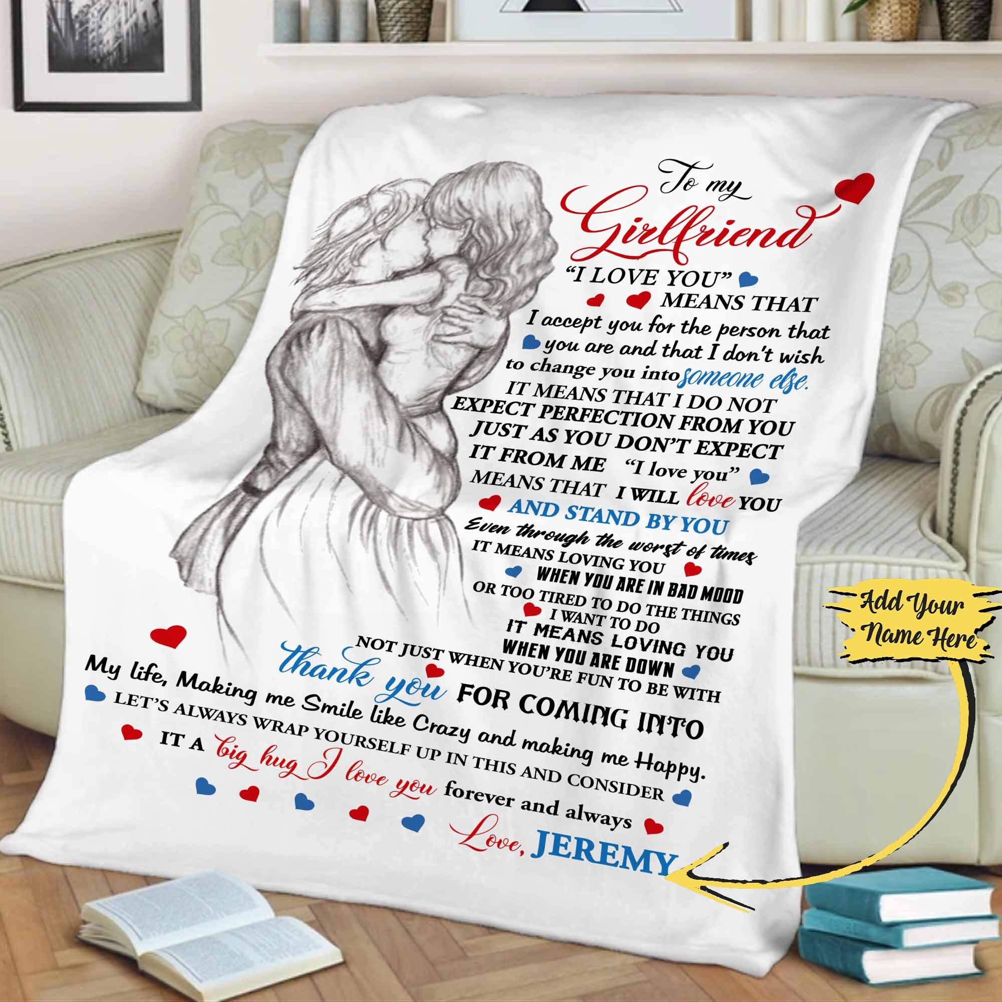 Girlfriend Blanket Etsy