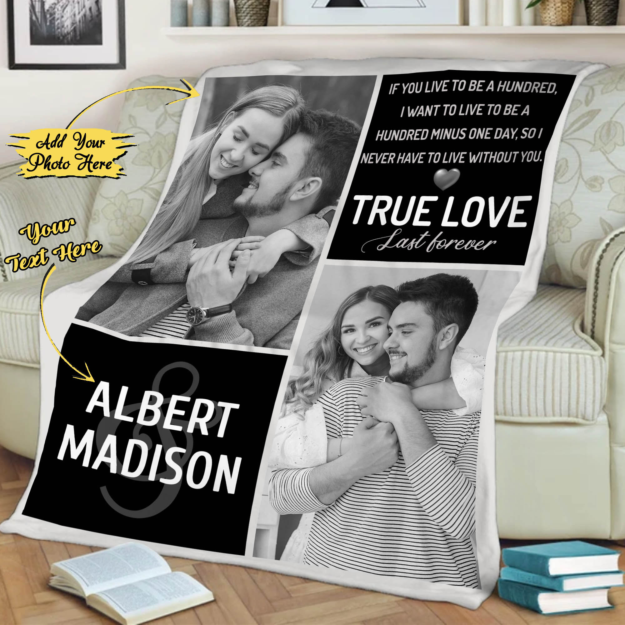 Ths S Our Cuddlng Blanket Personalzed Blanket, Gft For Couple