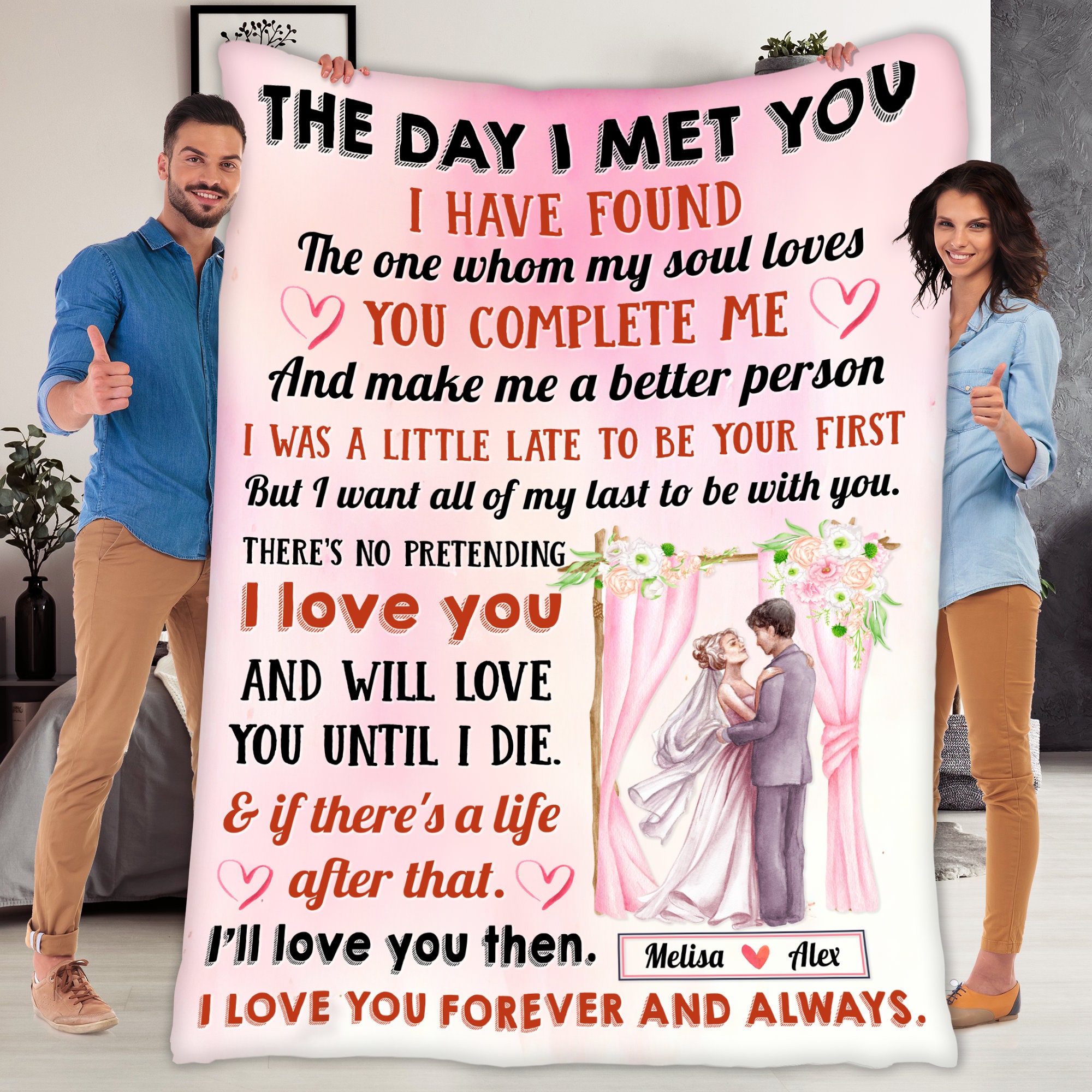 Never Forget How Special You Are To Me - I Love You Forever & Always - Personalized Blanket