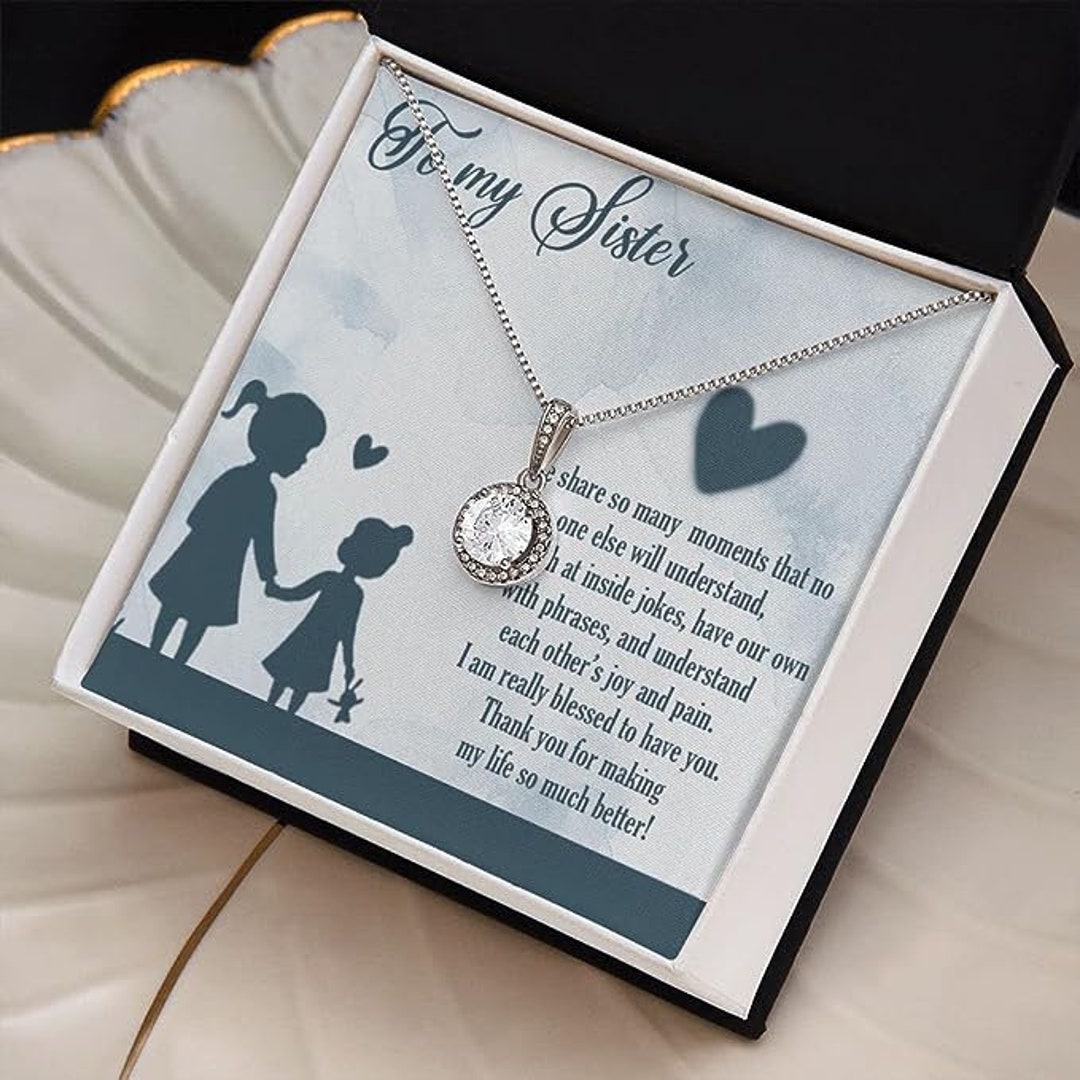 Personalized Sister Necklace Gift Sister's Day Gift Sister to Sister