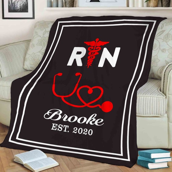 Personalized nurse blanket hotsell